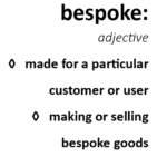 bespoke meaning