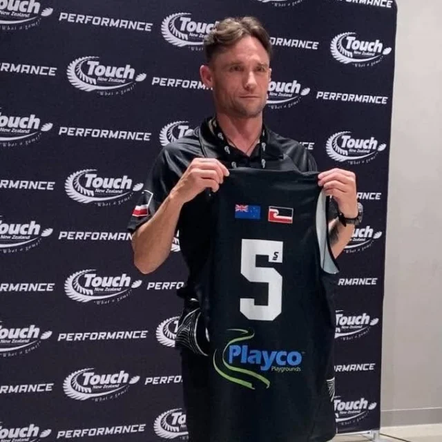 🇳🇿 Playco is proud to be backing John Hood! 🇳🇿

We’re excited to announce that Playco Playgrounds is the Principal Sponsor of John Hood as he heads to Japan to compete in the upcoming Pan Pacific Masters Touch Championship.

John will be pulling on the black singlet and representing New Zealand in the Men’s 45s team — an awesome achievement and one we’re incredibly proud to support.

From John:

